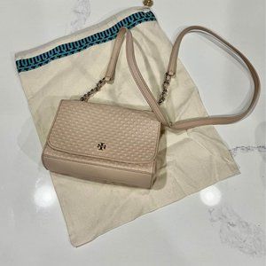 NEW Tory Burch Pink Quilted Cross Body